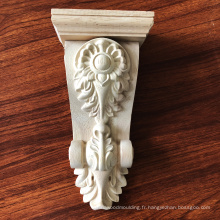 Corbeau romain en bois de menuiserie sculpté décoratif